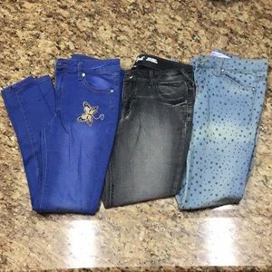 Girls Jeans. Used. 3 for $16.